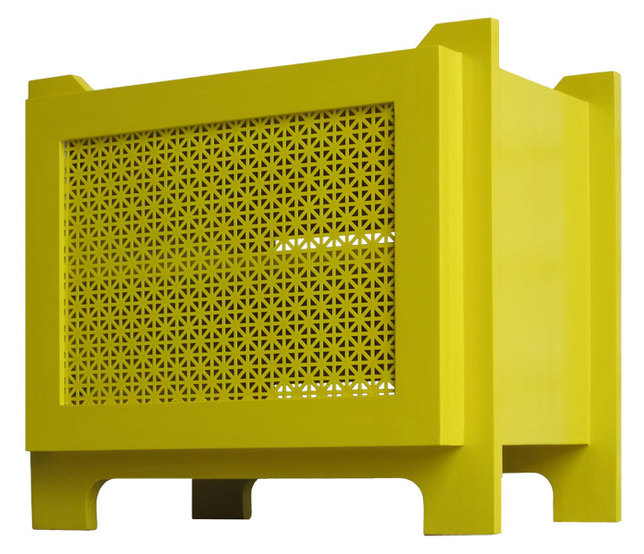 yellow media cabinet custom furniture denver